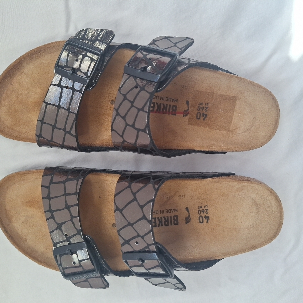 Birkenstock Sandals, Textured Design With Straps and Buckles